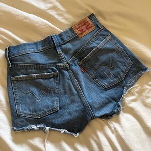 Levi’s 501 High Waisted Denim Shorts